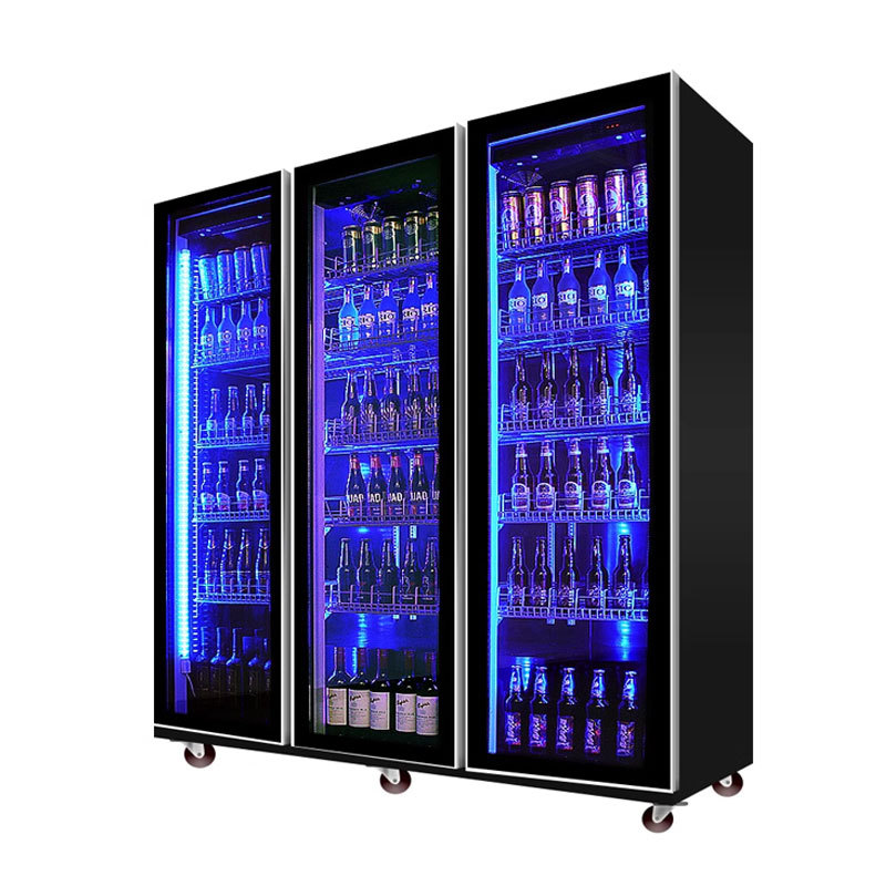 Commercial Chest Freezer - Vitrine de boissons, réfrigération à trois