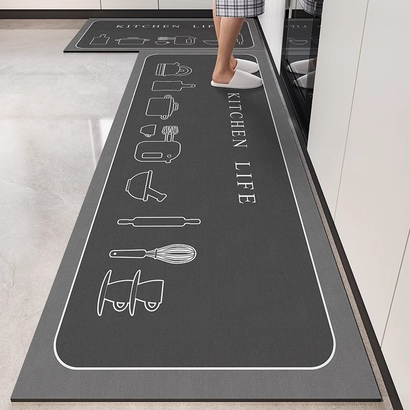 Commercial Kitchen Vinyl Flooring - Tapis de cuisine tapis spécifique à