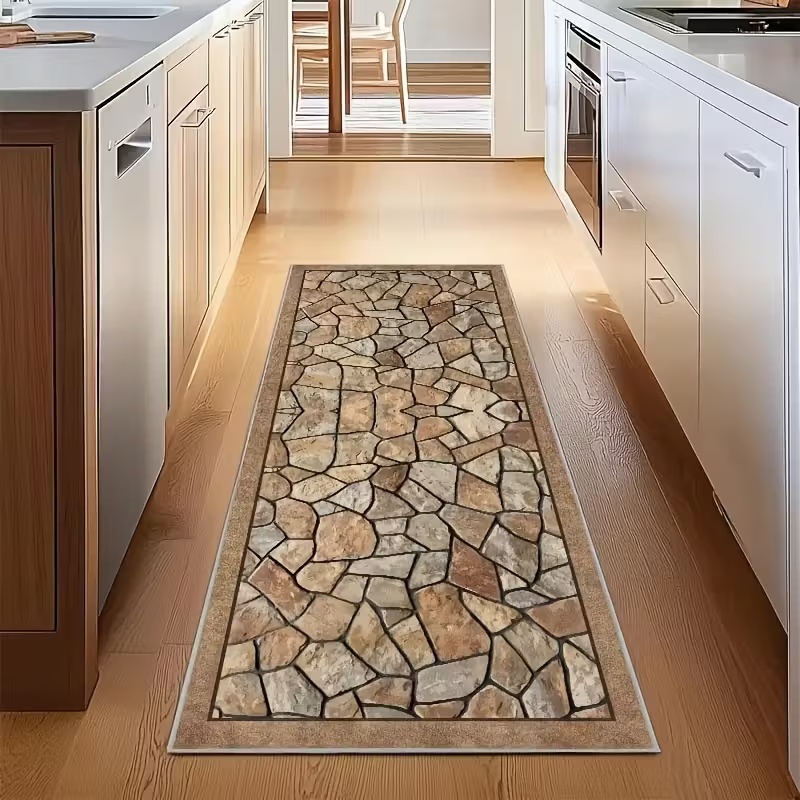 Commercial Kitchen Tile - Tapis de cuisine moderne à motif