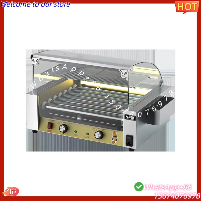 Hot Dog Roller Grill - Machine à barbecue à contrôle de
