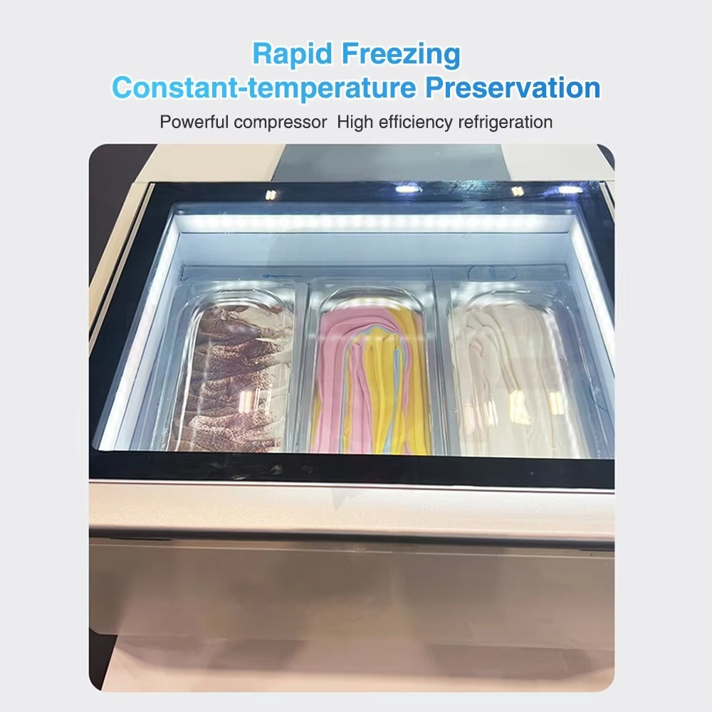 Commercial Chest Freezer - Mini congélateur coffre à porte en