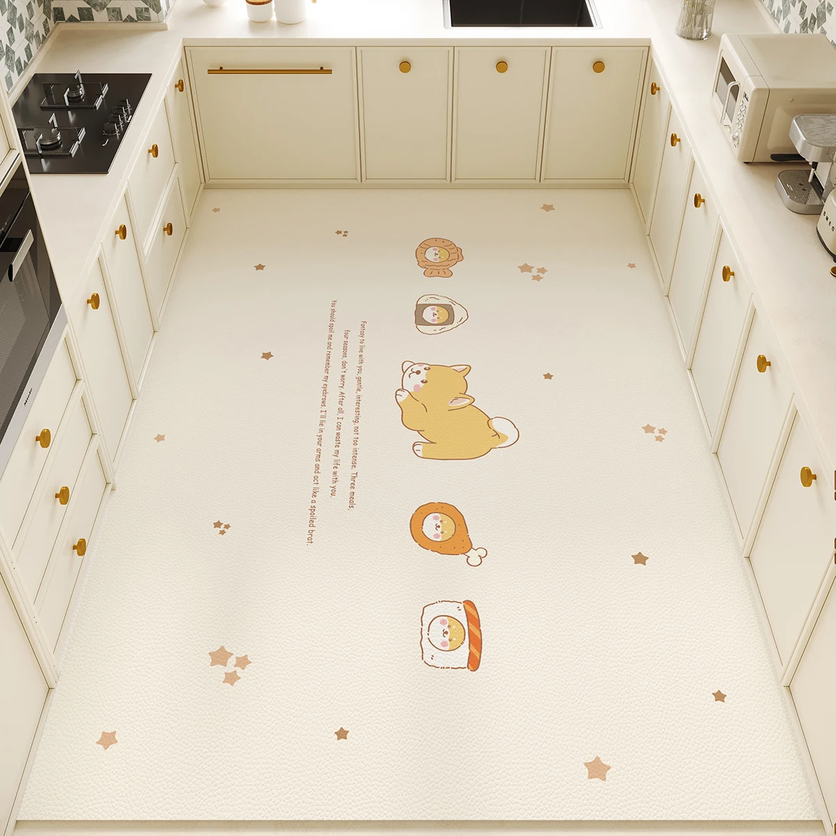 Commercial Kitchen Vinyl Flooring - Tapis de cuisine en PVC imperméable