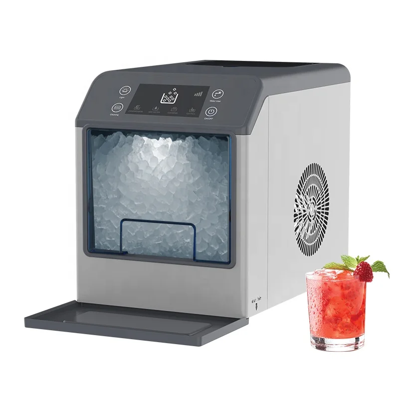 Commercial Kitchen Ice Machine - Machine à glaçons commerciale autonettoyante, 33lbs/24H,