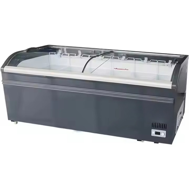 Commercial Chest Freezer - Coffre à porte coulissante en verre