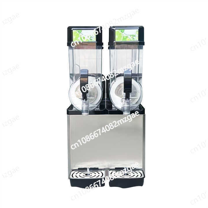 Slushy Machine - Machine à smoothies 2 réservoirs 15L,