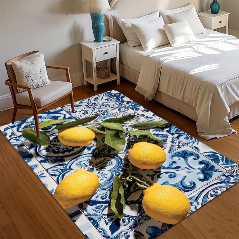 Commercial Kitchen Tile - Tapis de sol antidérapant motif floral