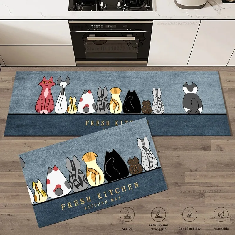 Commercial Kitchen Vinyl Flooring - Tapis de sol Long d'angle de