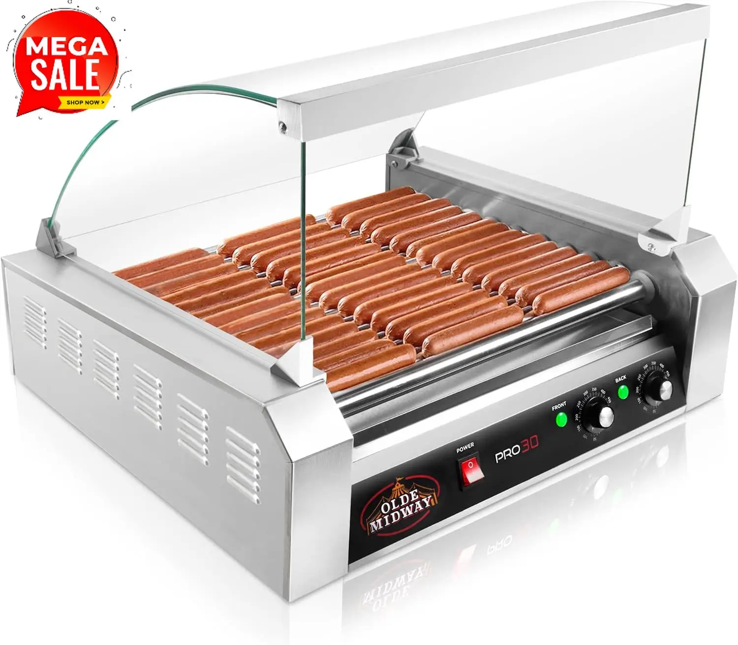 Hot Dog Roller Grill - Machine à griller les hot-dogs électrique