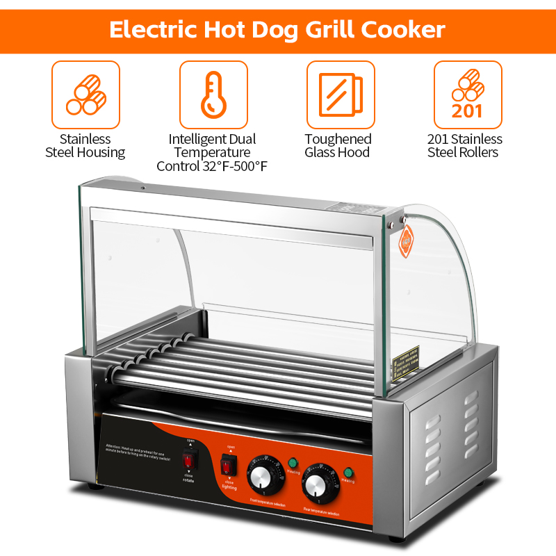 Grill électrique de cuisine à  - Hot Dog Roller Grill avis et prix