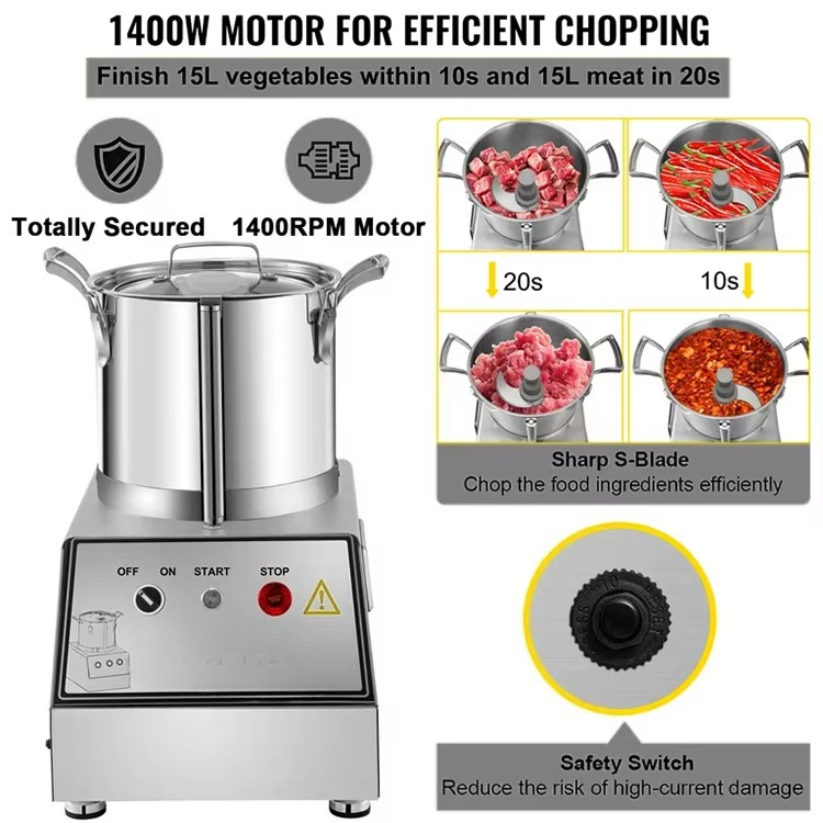 Robot culinaire électrique com - Commercial Kitchen Grinder avis et prix