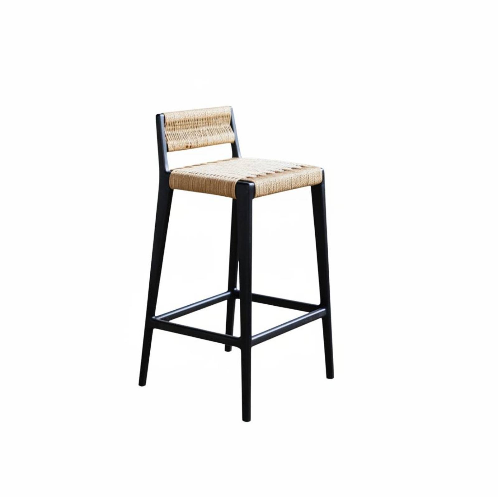 Tabouret haut en corde tressée - Commercial Kitchen Island avis et prix