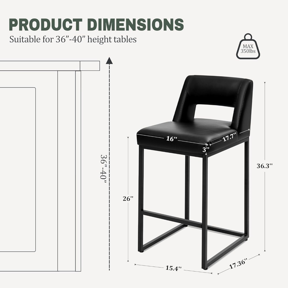 nouveaux tabourets de bar noir - Commercial Kitchen Island avis et prix