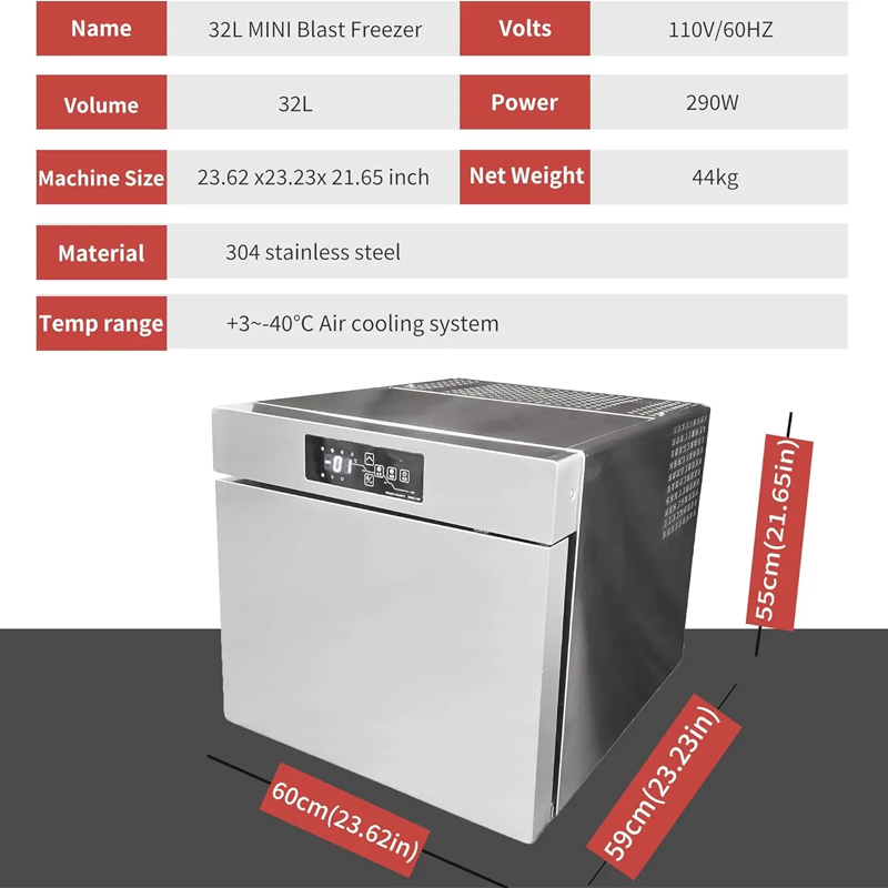Congélateur rapide pour fruits - Commercial Chest Freezer avis et prix