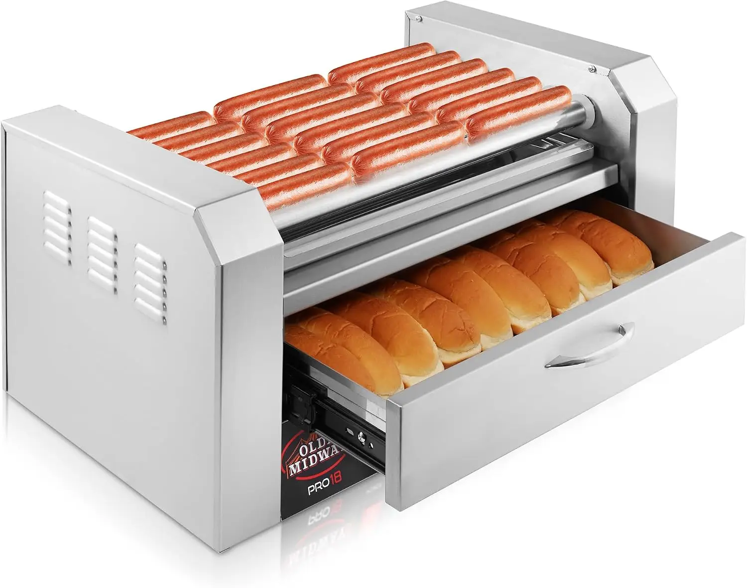 Grille à hot-dogs électrique 1 - Hot Dog Roller Grill avis et prix