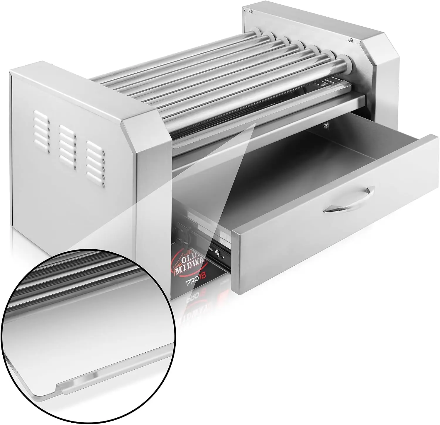 Grille à hot-dogs électrique 1 - Hot Dog Roller Grill avis et prix
