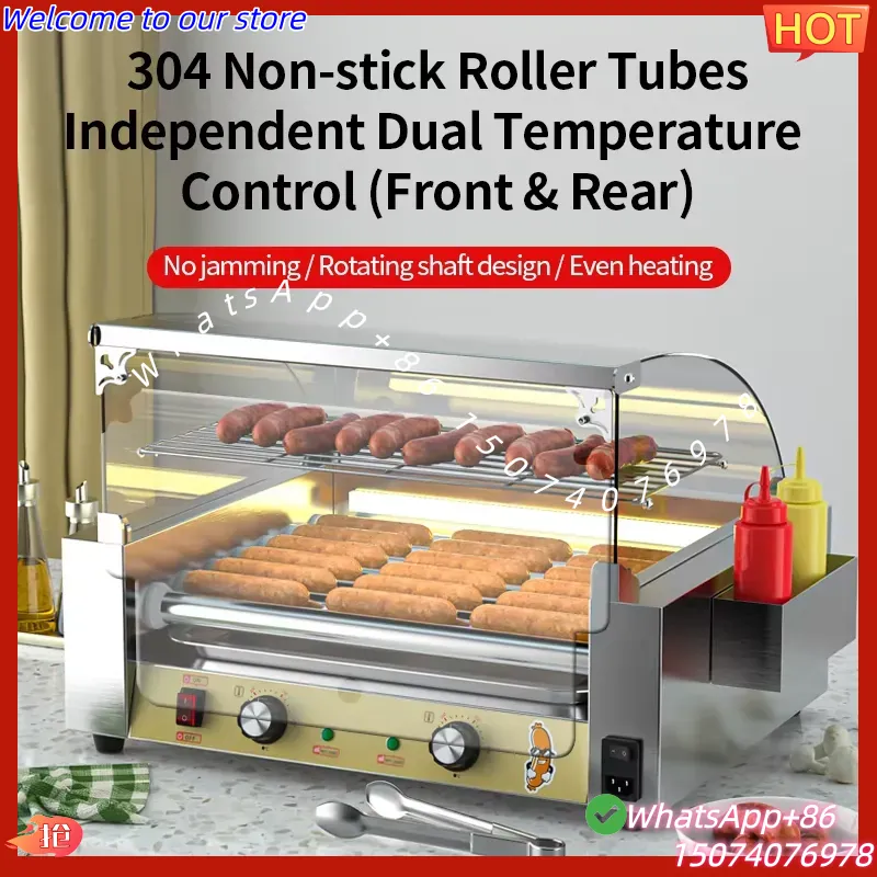 Machine à barbecue à contrôle  - Hot Dog Roller Grill avis et prix