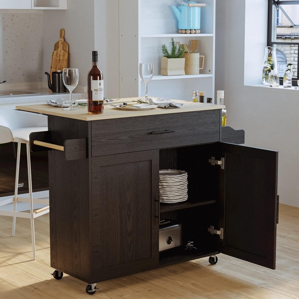 Îlot de cuisine roulant avec a - Commercial Kitchen Island avis et prix