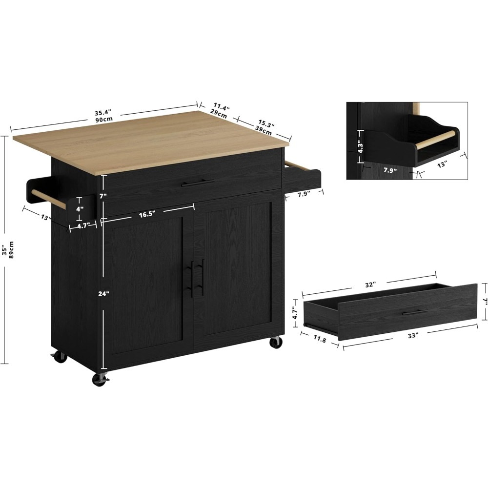 Îlot de cuisine roulant avec a - Commercial Kitchen Island avis et prix