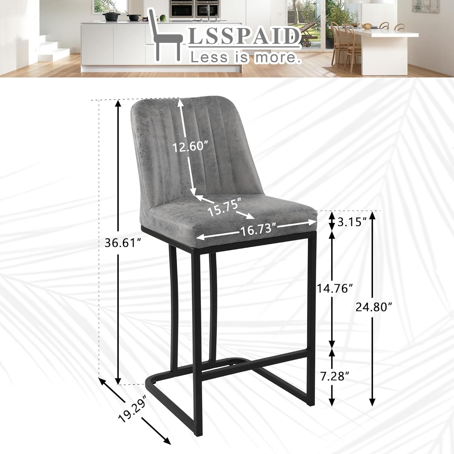 Ensemble de 4 tabourets de bar - Commercial Kitchen Island avis et prix
