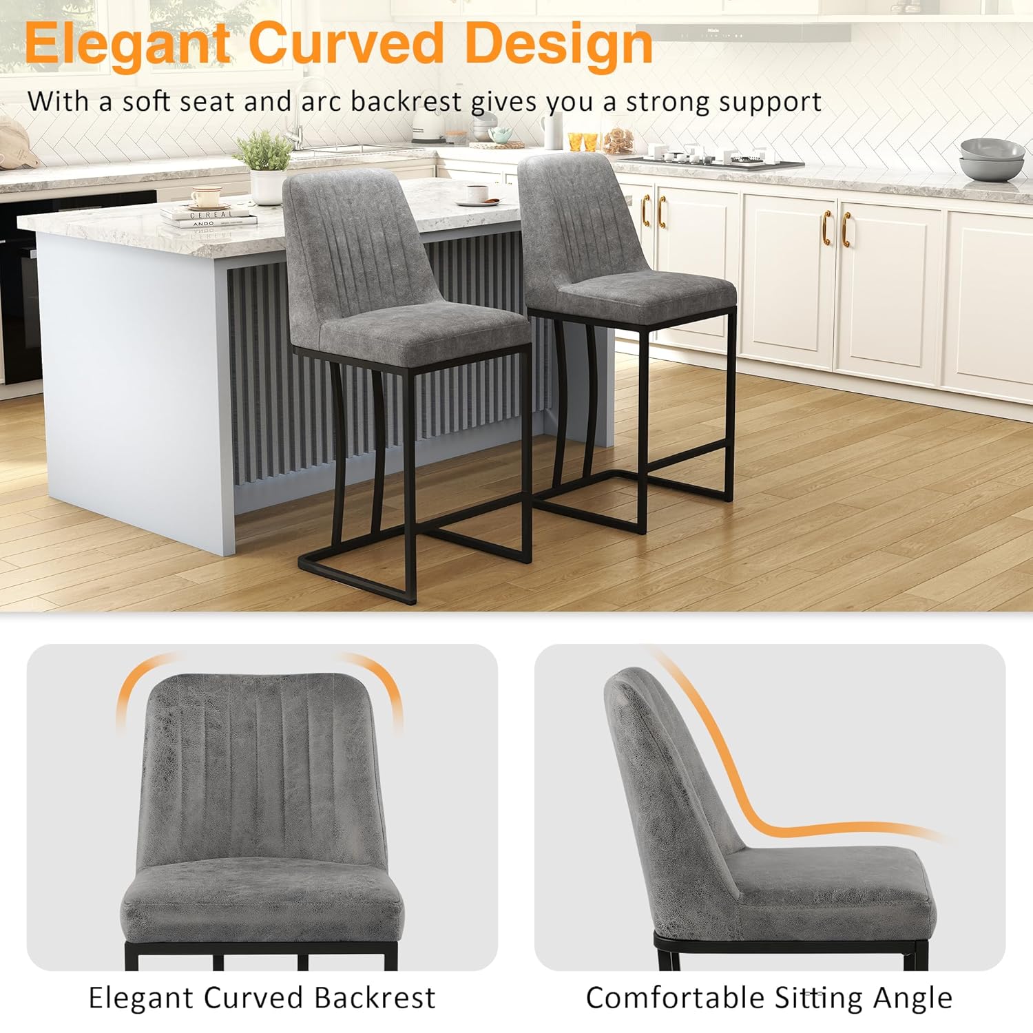 Ensemble de 4 tabourets de bar - Commercial Kitchen Island avis et prix