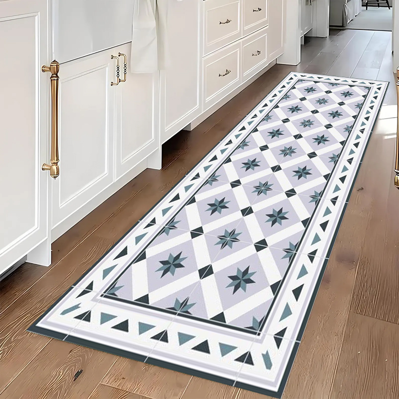 Tapis de couloir à motifs géom - Commercial Kitchen Tile avis et prix