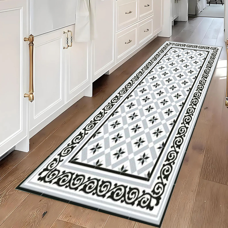Tapis de couloir à motifs géom - Commercial Kitchen Tile avis et prix